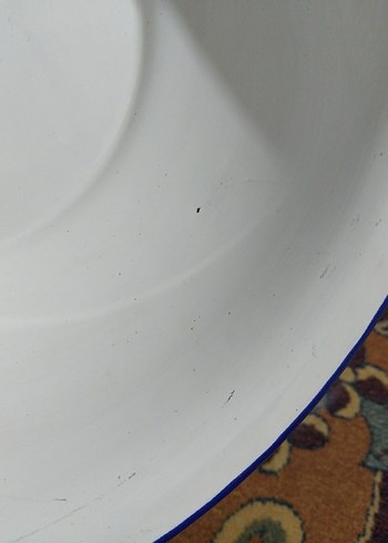 vintage, emaye hamur leğeni - Görsel 6