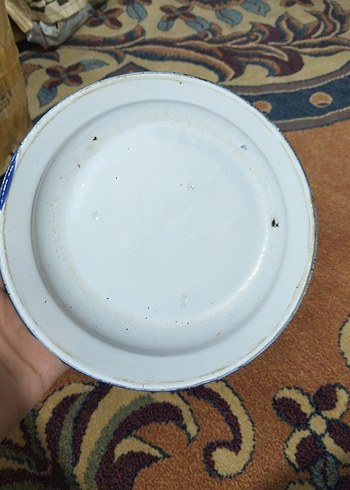 vintage, emaye tabak - Görsel 4