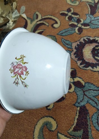 vintage, emaye kase - Görsel 2