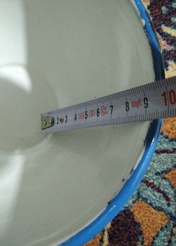 vintage, emaye kase - Görsel 6