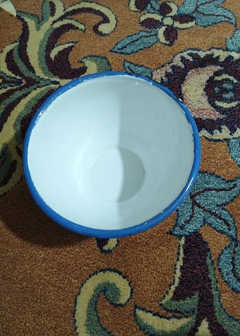 vintage, emaye kase - Görsel 3