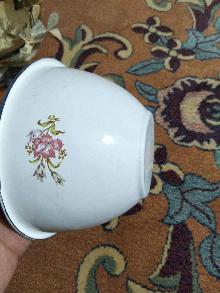 vintage, emaye kase - Görsel 2