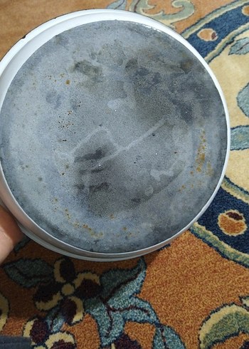 vintage, emaye büyük tabak - Görsel 4