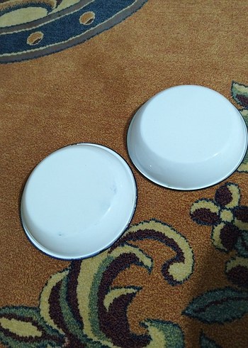 Çiçek Desenli Beyaz Tabak Seti - Görsel 6