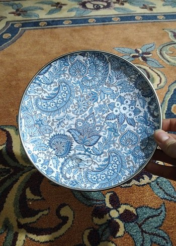 Bohem Desenli Koyu Mavi Tabak - Görsel 5