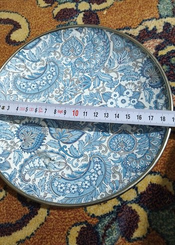 Bohem Desenli Koyu Mavi Tabak - Görsel 4