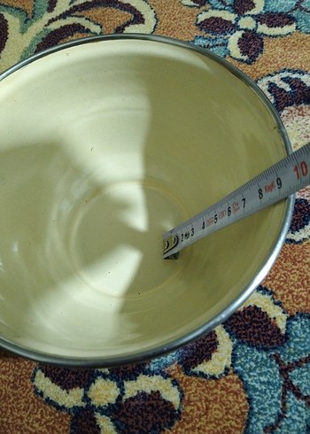 vintage, emaye kase - Görsel 7