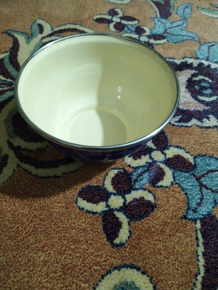 vintage, emaye kase - Görsel 3