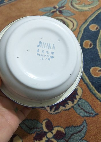 vintage, emaye kase - Görsel 3