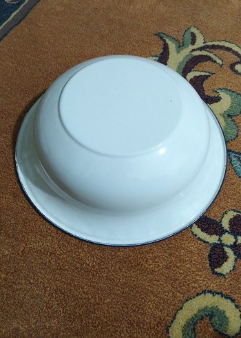 vintage, emaye hamur leğeni - Görsel 5