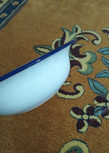 vintage, emaye hamur leğeni - Görsel 4