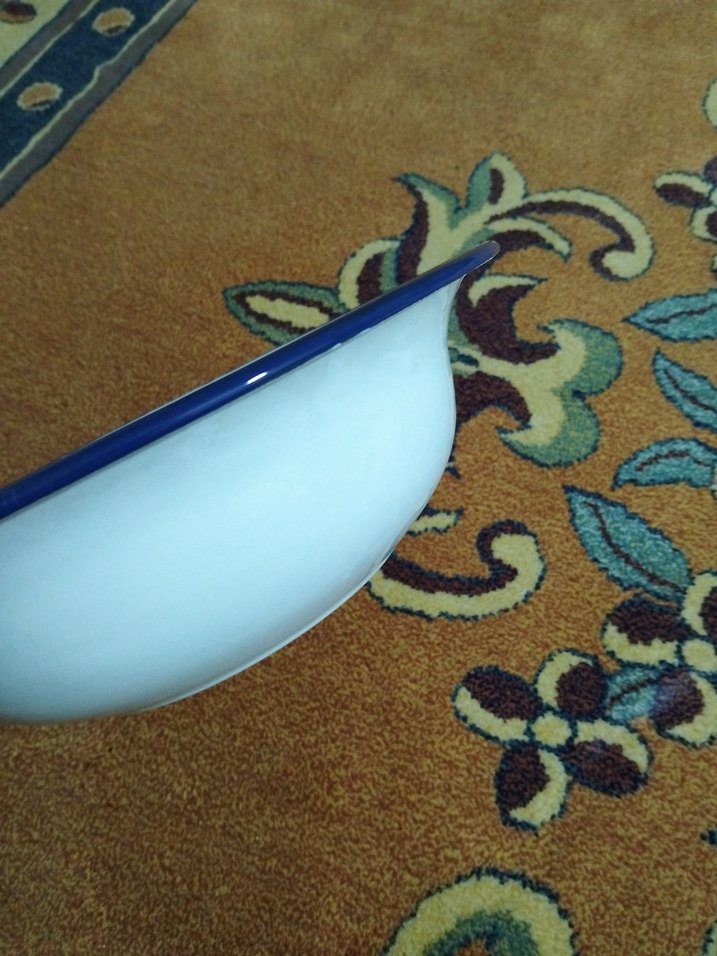 vintage, emaye hamur leğeni - Görsel 4