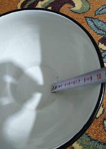 vintage, Avrupa emaye kase - Görsel 8