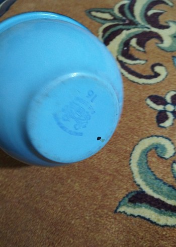 vintage, Avrupa emaye kase - Görsel 10