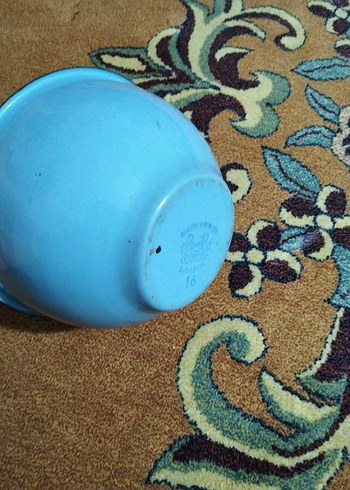 vintage, Avrupa emaye kase - Görsel 3