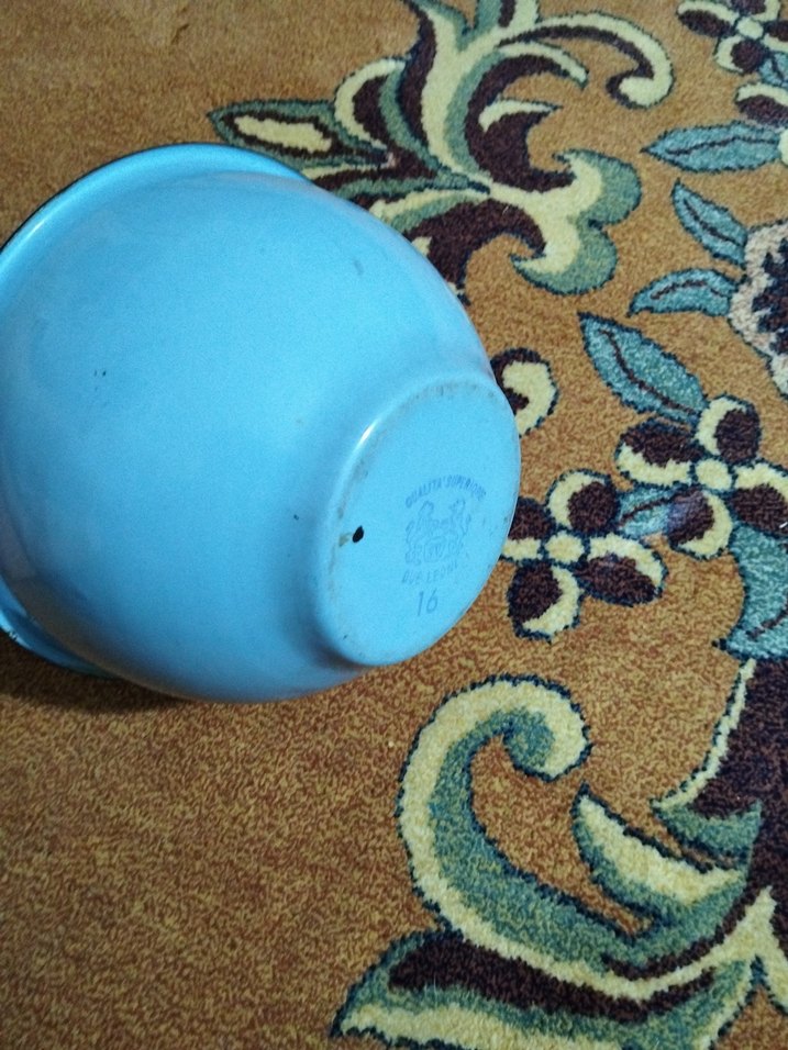 vintage, Avrupa emaye kase - Görsel 3