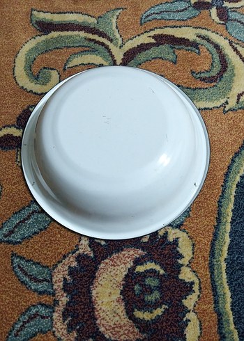 vintage, emaye derin tabaklar - Görsel 5