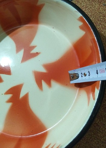 Turuncu Batik Desenli Tabak Seti - Görsel 7