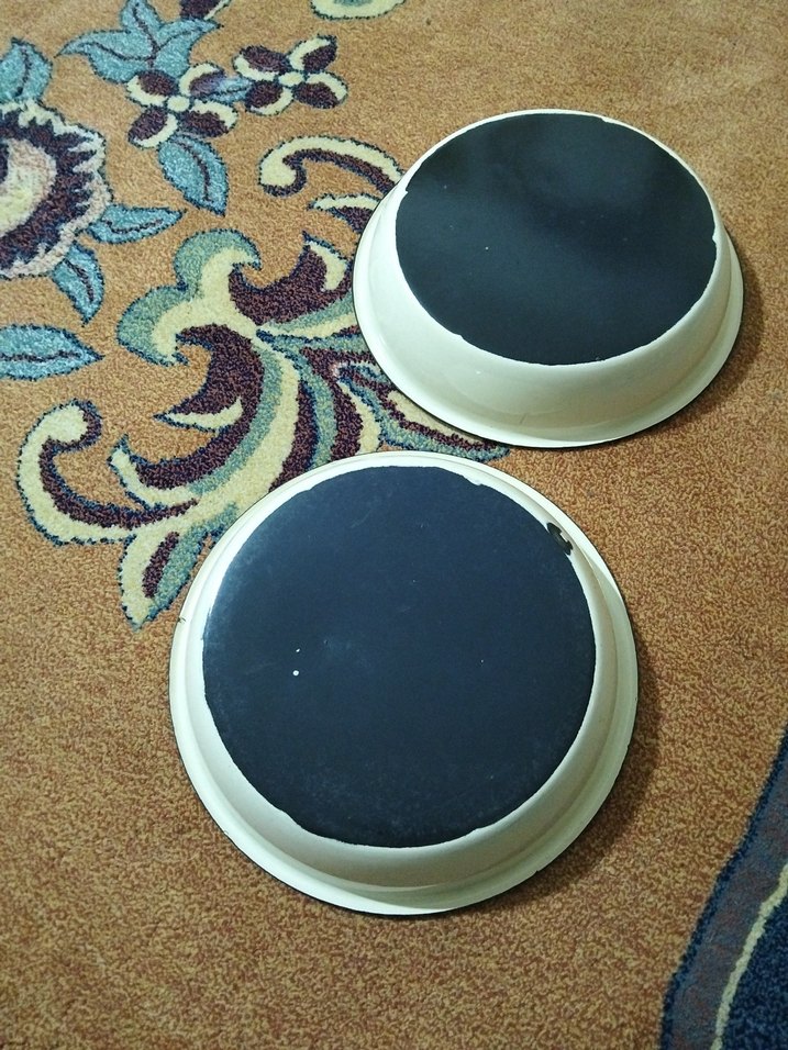 Turuncu Batik Desenli Tabak Seti - Görsel 5