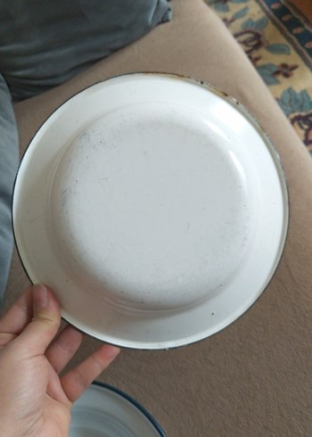 vintage, emaye tabaklar - Görsel 5