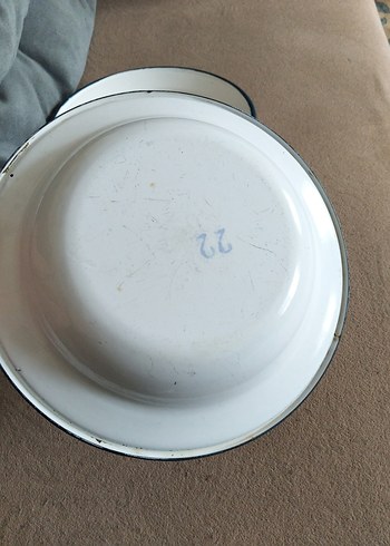 vintage, emaye tabaklar - Görsel 3