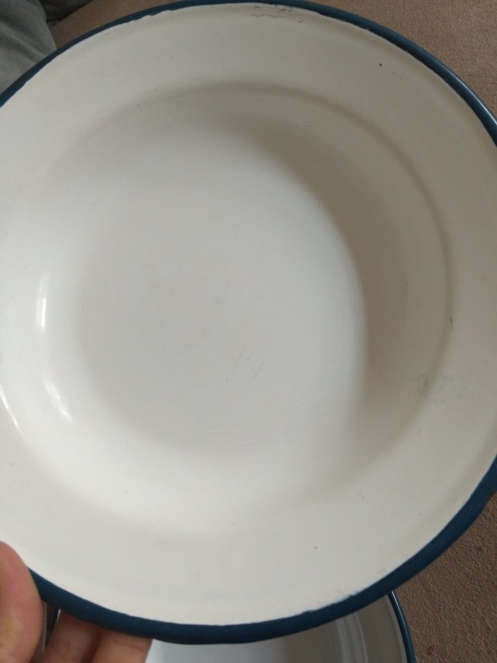 vintage, emaye tabaklar - Görsel 4