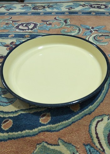 Bej Renkli Yuvarlak Tepsi - Görsel 2