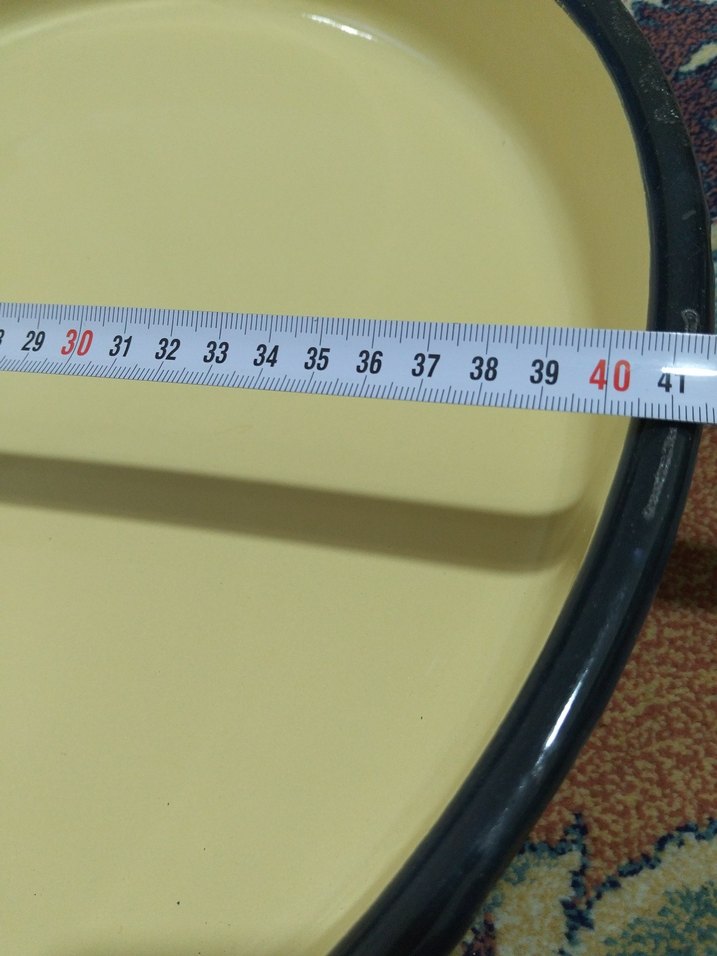 Bej Renkli Yuvarlak Tepsi - Görsel 5