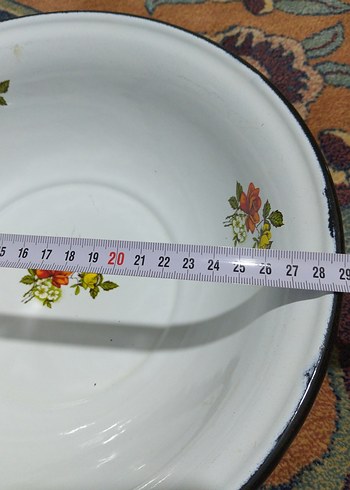 Eski emaye, hamur leğeni - Görsel 7