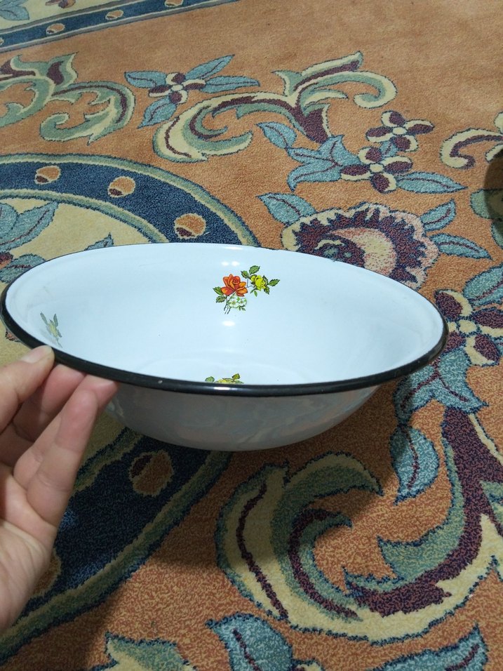 Eski emaye, hamur leğeni - Görsel 2