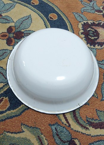 Eski emaye, hamur leğeni - Görsel 5