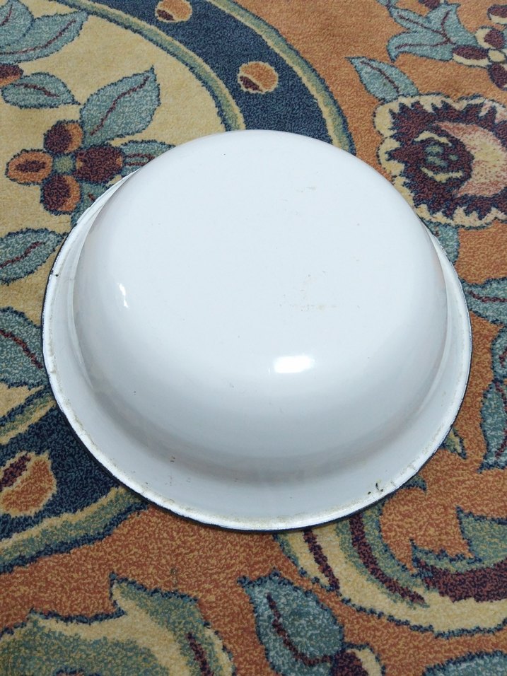 Eski emaye, hamur leğeni - Görsel 5