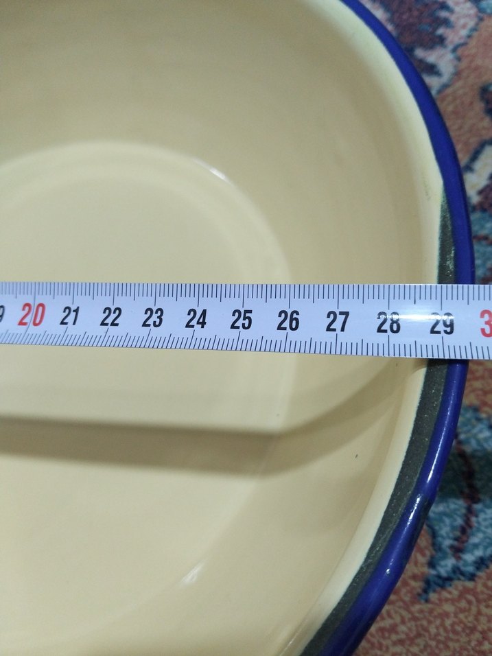 Mavi Kenarlı Renkli Yemek Kabı - Görsel 5