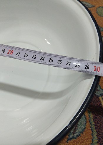 Eski emaye, hamur leğeni - Görsel 6