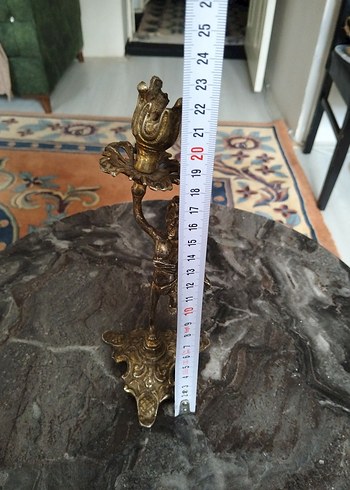 Eski, pirinç şamdan - Görsel 3