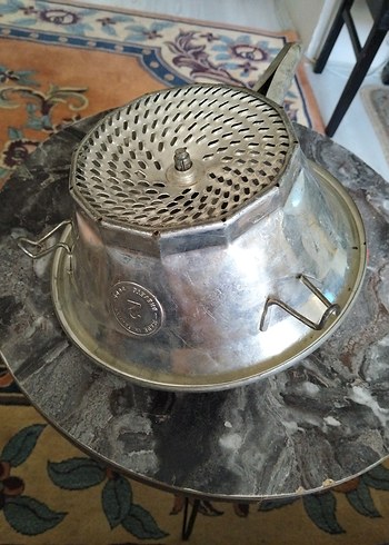 Eski,Fransız Metal Mutfak Süzgeci - Görsel 5