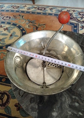 Eski,Fransız Metal Mutfak Süzgeci - Görsel 6