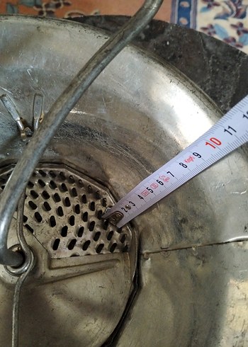 Eski,Fransız Metal Mutfak Süzgeci - Görsel 7