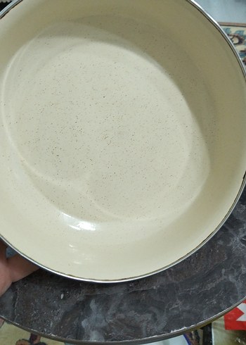 Eski, emaye tabak - Görsel 5