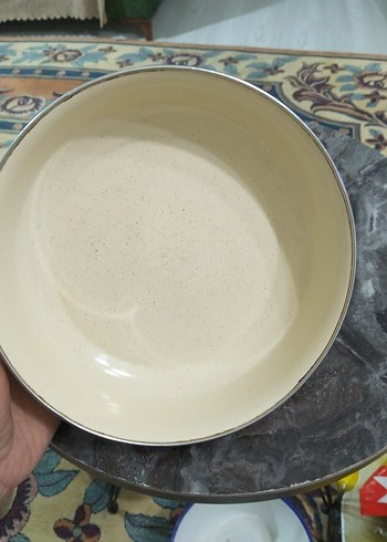 Eski, emaye tabak - Görsel 3