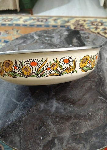 Eski, emaye tabak - Görsel 2