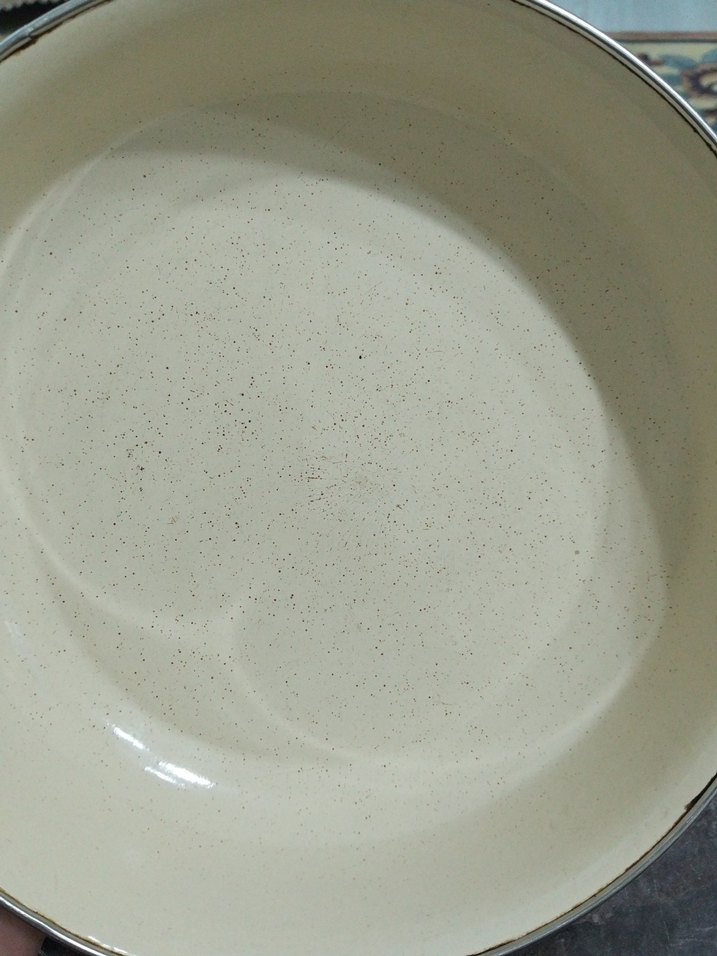 Eski, emaye tabak - Görsel 4