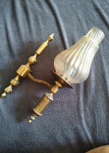 Diğer Eski dönem, pirinç vintage duvar lambası