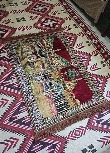  Beden çeşitli Renk eski, kadife ipek dokuma duvar halısı