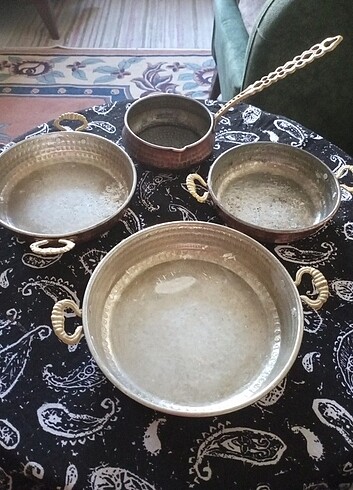  Beden Eski, bakır tavalar