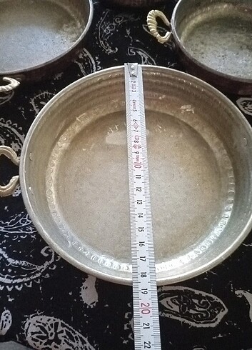  Beden çeşitli Renk Eski, bakır tavalar