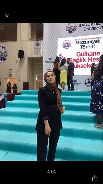 s Beden siyah Renk Blazer