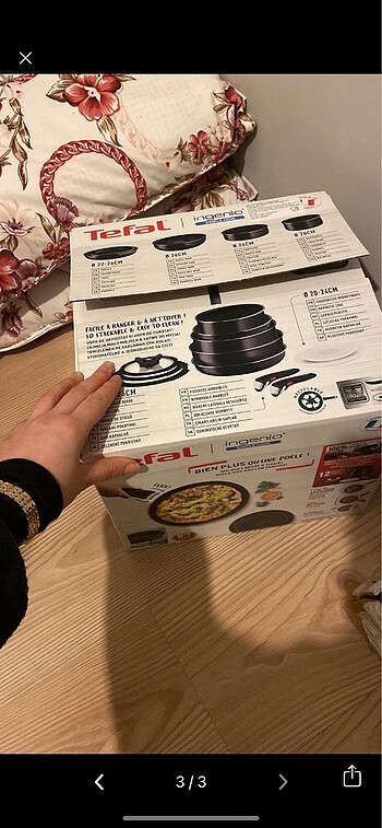  Beden Tefal ingenio 1X 12 parça