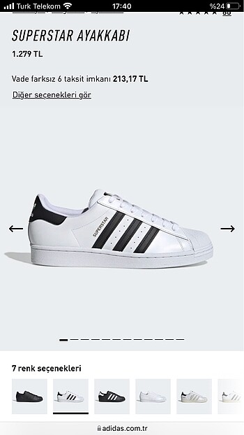 Adidas Süperstar Orjinal