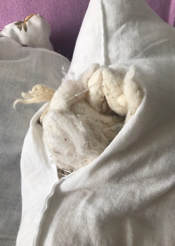 Pamuk beyaz Yumuşak Yastık - Görsel 3